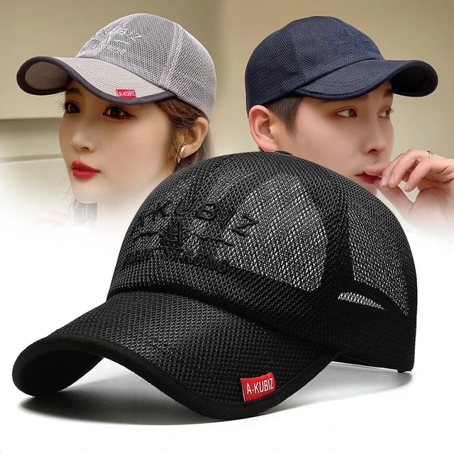 Men's Mesh Baseball Cap Breathable Summer Caps Dad Hat Outdoor Fishing Hats  Bone Gorras Snapback Trucker Cap Sunscreen Visor Hat - AliExpress