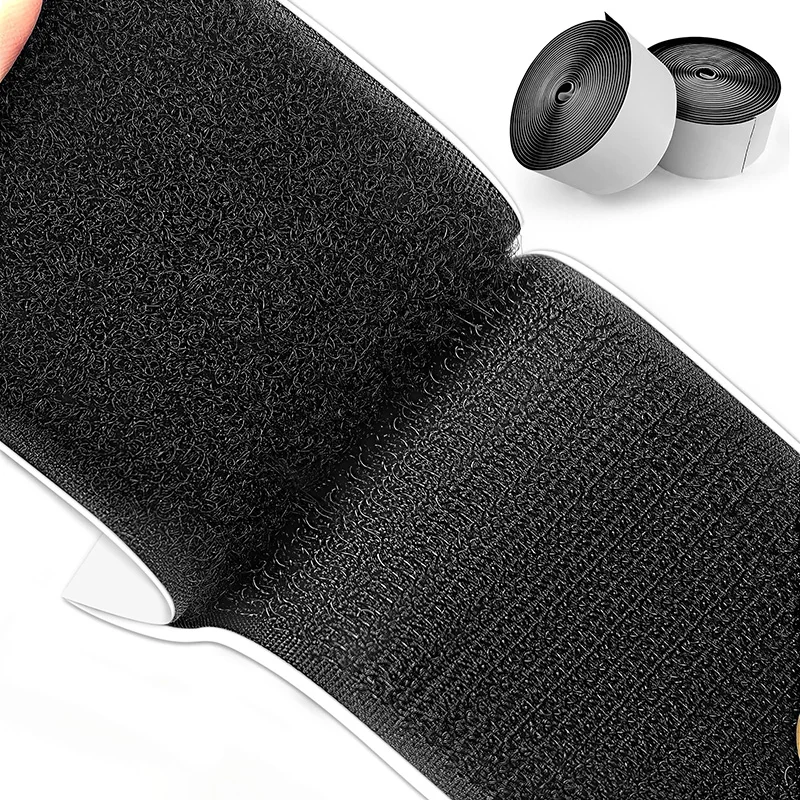 Versatile Self-Adhesive Hook and Loop Fastener Disks with Glue
