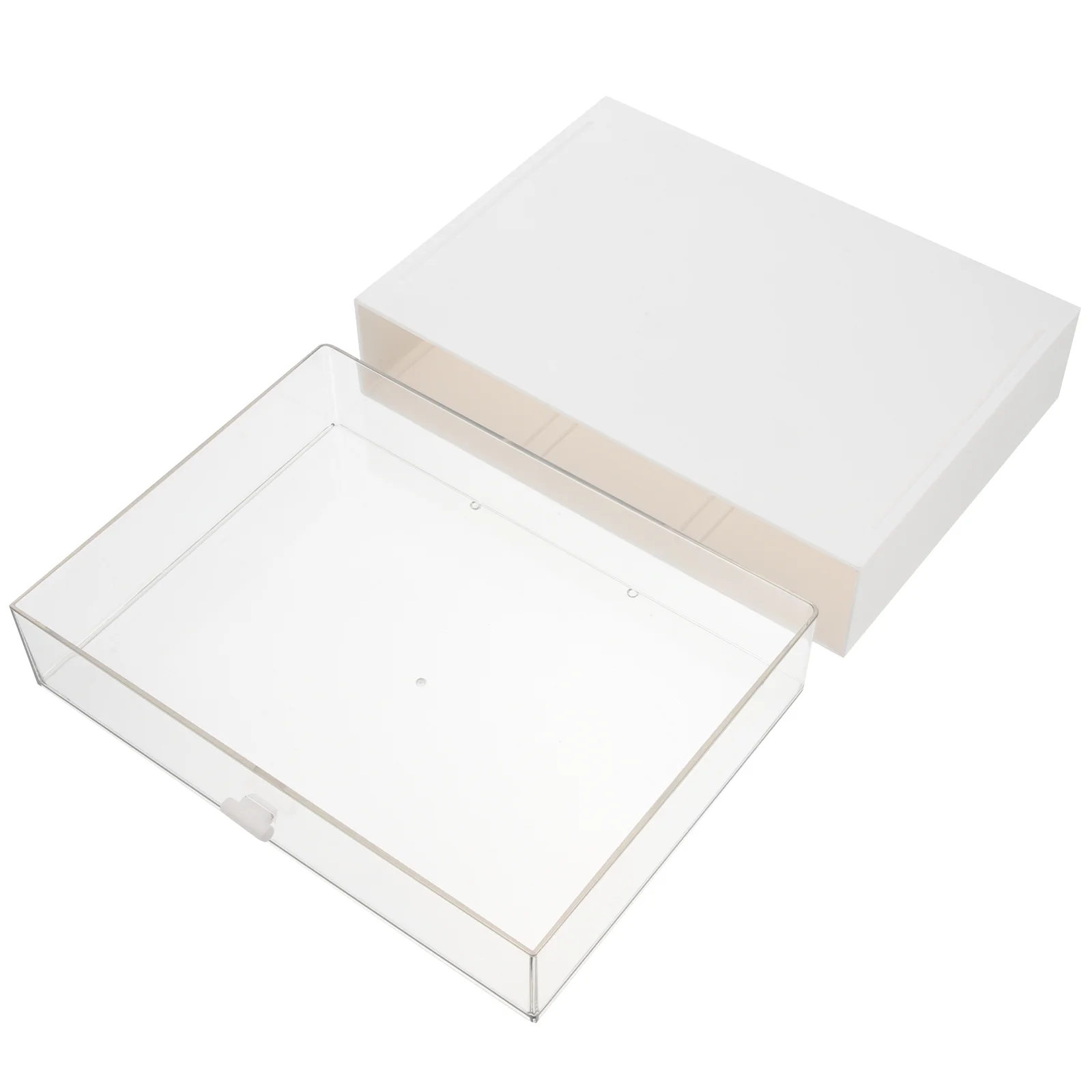 

Stackable Transparent Storage Box Drawer-type Storage Organizer Cosmetics Storage Holder