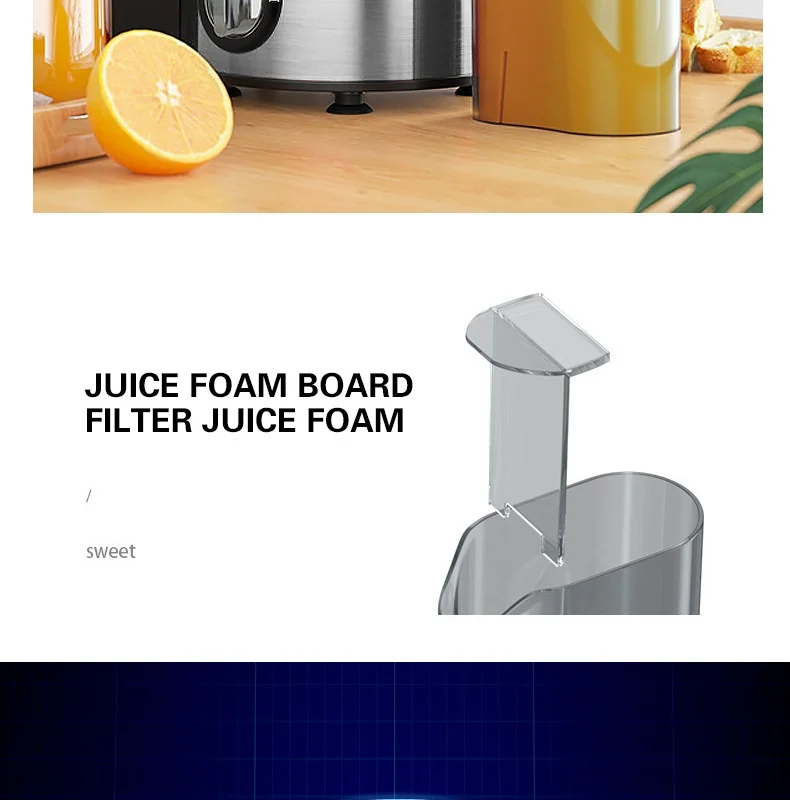 Centrifugal Juicer For Fruit And Vegetables Stainless Steel_voghion.com