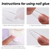 5pcs Nail Gel Strong Adhesive Quick Drying UV Adhesive for Fake Nails DIY Press on Nails Detachable Low Price Nail Art Tool 6