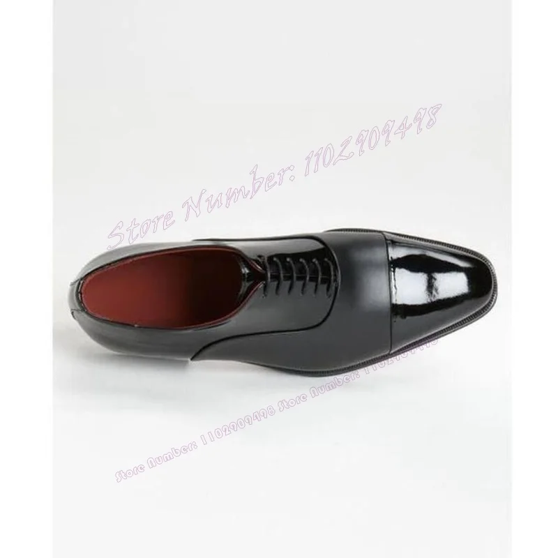 Рисунок 4 - Черные Лоскутные мужские классические туфли