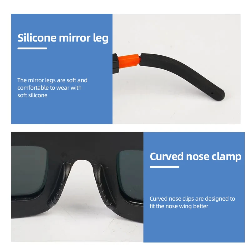 PC Protective Glasses Solar Automatic Dimming Welding Mask/helmet/welding Cap/welding Lens/eye Mask Filter