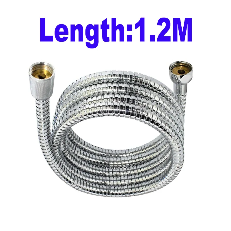 Stainless Steel Flexible Shower Hose Extension - Durable Bathroom Accessory