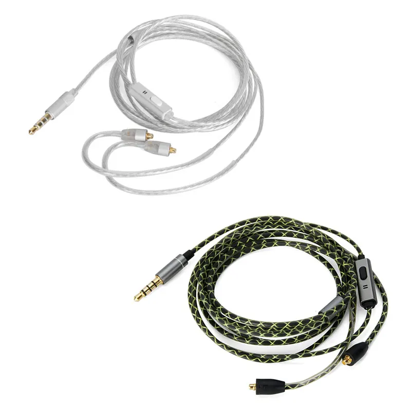 Replace Audio Cable Wire With mic For FiiO F5 F9 F9SE F9Pro FH1 FH5 FA7 FA1 FH7 FH5s Earphone |