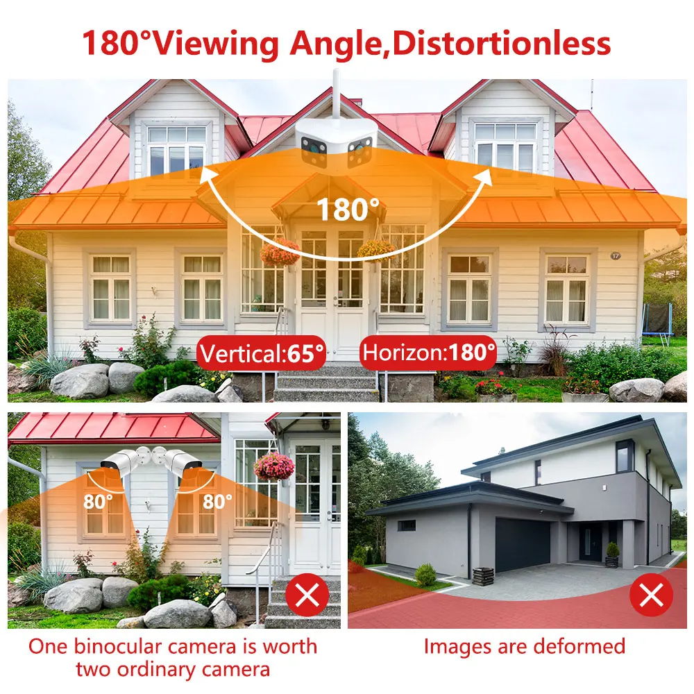 IPC360     ī޶, 180  ĳ  AI ΰ ,     ī޶, 4K 8MP