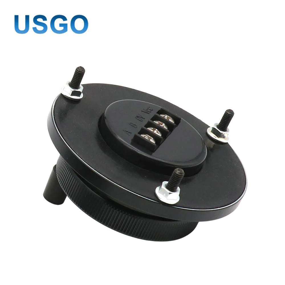 USGO CNC 펄서 핸드휠 5/12/24V 4/6핀 펄스 100 수동 펄스 발생기 핸드 휠 CNC 머신 60mm 로터리 엔코더