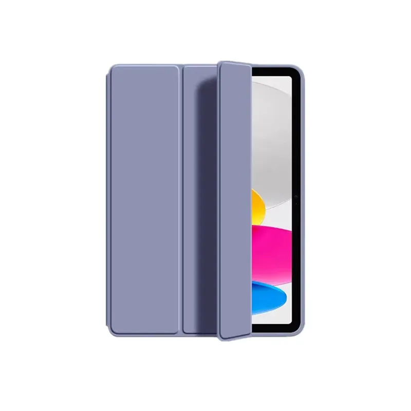 Magnetic Folding PU Stand Smart Case with Soft TPU Back Cover