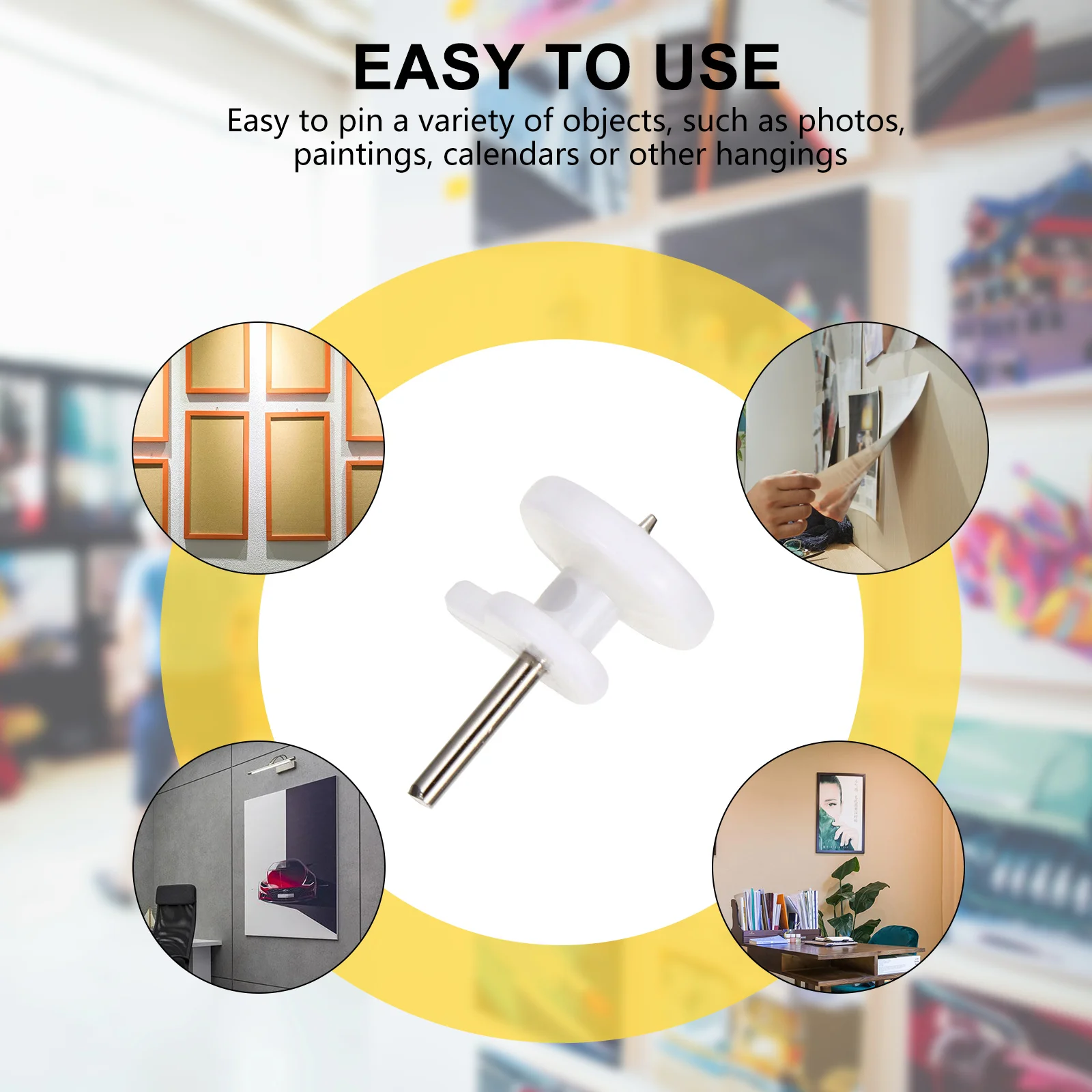 40 Ganci Adesivi Per Quadri - No Chiodi, No Foratura, Per Pareti Lisce - Foto 12