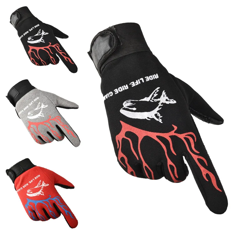 

Cycling Sports Fitness Anti-Slip Wear-Resistant Outdoor Special Forces Mountaineering Bicycle Long Finger Full Finger Touch Scre