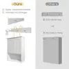 Adjustable Shelf Wall Cabinet Bathroom Above Toilet Storage Durable MDF Material Soft Closing Doors Easy to Assemble Versatile 5