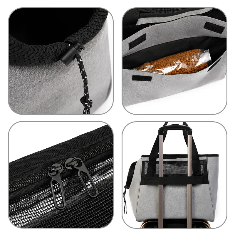 Luxury Pet Carrier Portable Pet Travel Bag Breathable Dog Cat Handbag Outdoor Slings Bag For Puppy Durable Dog Shoulder