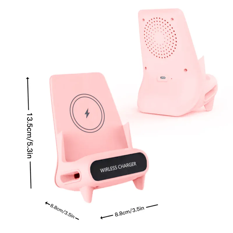 15W Wireless Fast Charging Stand with Charging Base Bracket