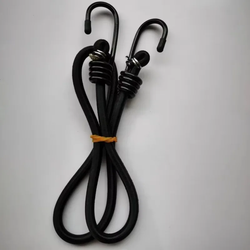 Iron Hook Elastic Rope Rubber Band Rope Hook Rope Tying Rope Packaging Rope Cargo Strapping Rope Packing Belt Luggage Rope