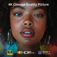 S7+ 4K Ultra HD Projector Video 3500 ANSI Home Theater Android for Movies Auto Focus Smart TV Beam Projectors for Outdoor 3