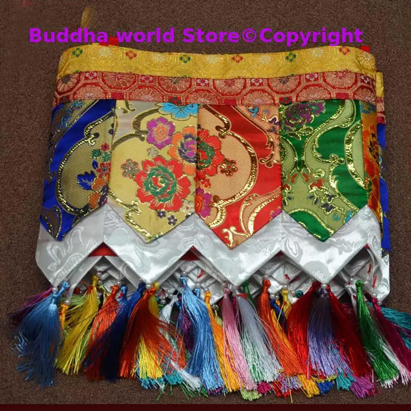 

300cm long Wholesale Buddhist supply Buddhism HOME Temple buddha hall Wall Deco Enclosing curtain Tapestry draperies WEI MAN