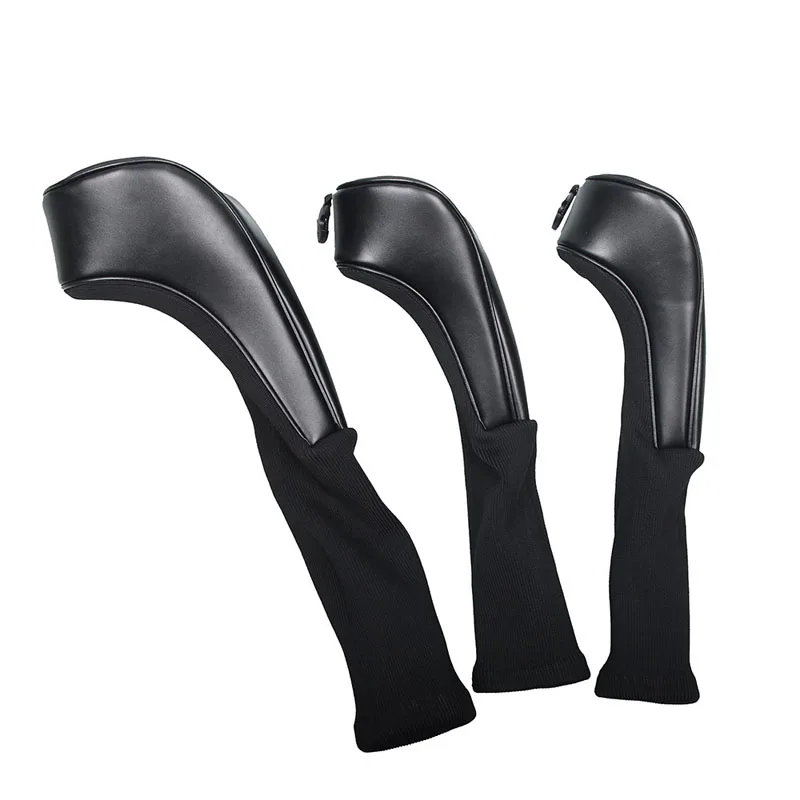 

3PCS Golf Pu Wood Pole Cover Accessories Golf Pole Protective Cover Accessories