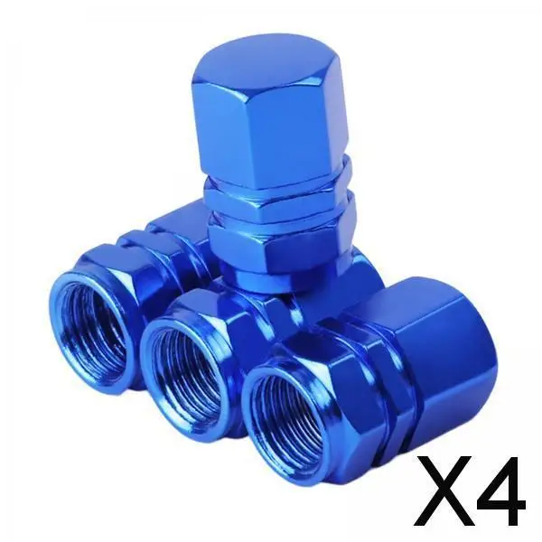 

Колпачки для стержней шин 2x4 шт., аксессуары из алюминиевого сплава, прямые замены, универсальные колпачки для шин, для велосипедов, мотоциклов