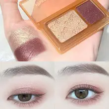 

Double Color Glitter Eye Shadow Palette Eyeshadow Neon Makeup Pigments Eye Shiny Shadows Glitter Eyeshadow Palette Professi K9k4