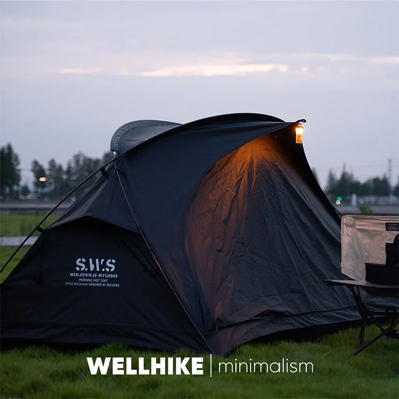 WELLHIKE Outdoor Portable Tent Single and Double Field Park