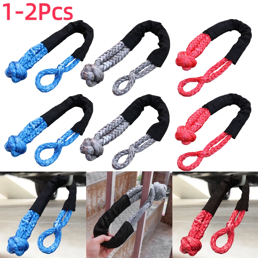 Soft Shackle 38000 Pound U shaped Hook Synthetic Off Road Hook Winch soft-shackle-38000-pound-u-shaped-hook-synthetic-off-road-hook-winch