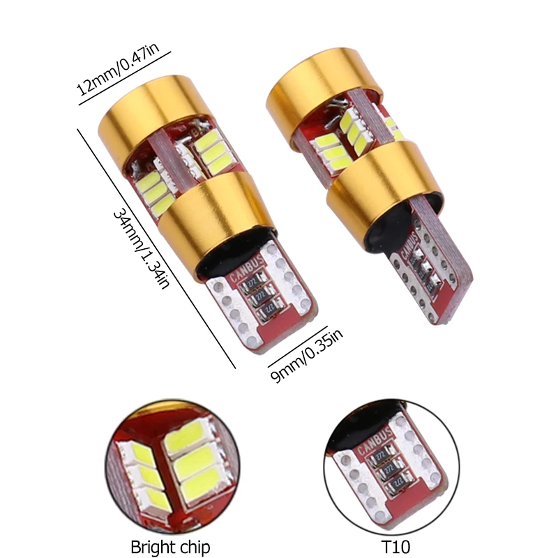 Canbus   LED ڵ  ,  ƽƮ h j g ڸ Ƕ νñ״Ͼ Ʈ b c d LED  Ʈ, T10 W5W, 2 