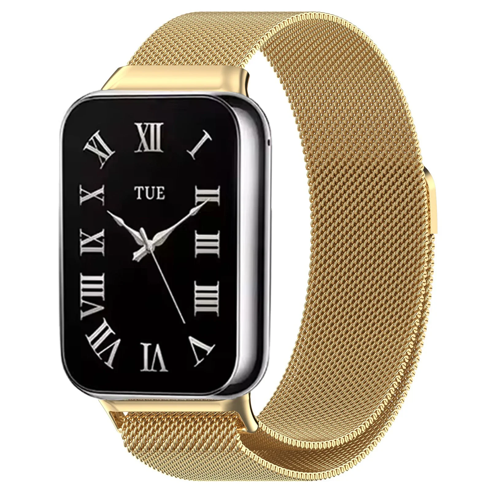 Milanese Loop Strap: Metal Magnetic Bracelet Smart Watchband