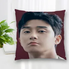  Hot Sale Custom Decorative Pillowcase Park Seo Jun Square Zippered Pillow Cover Best Nice Gift 20X20cm 35X35cm 40x40cm 