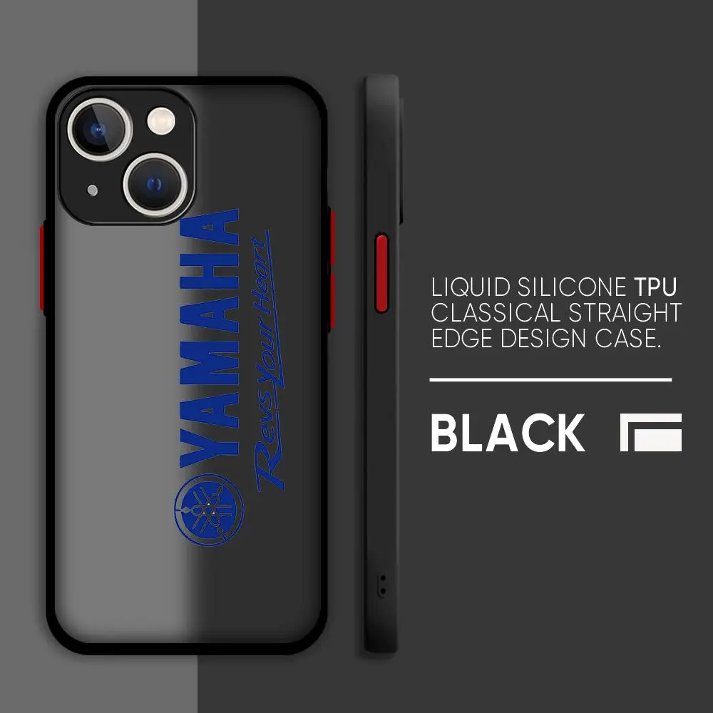 thumbnail image 1 of Y-YAMAHA-s LOGO Phone Case for Apple iPhone 15 Pro Max 13 14 Plus 12 Mini 11 Pro XR 8 SE 7 6S XS MAX Matte Shockproof Cover, 1 of 5