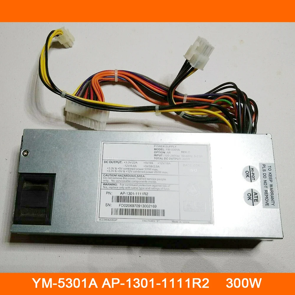 

3Y Server Power Supply YM-5301A AP-1301-1111R2 300W Original Quality Fast Ship