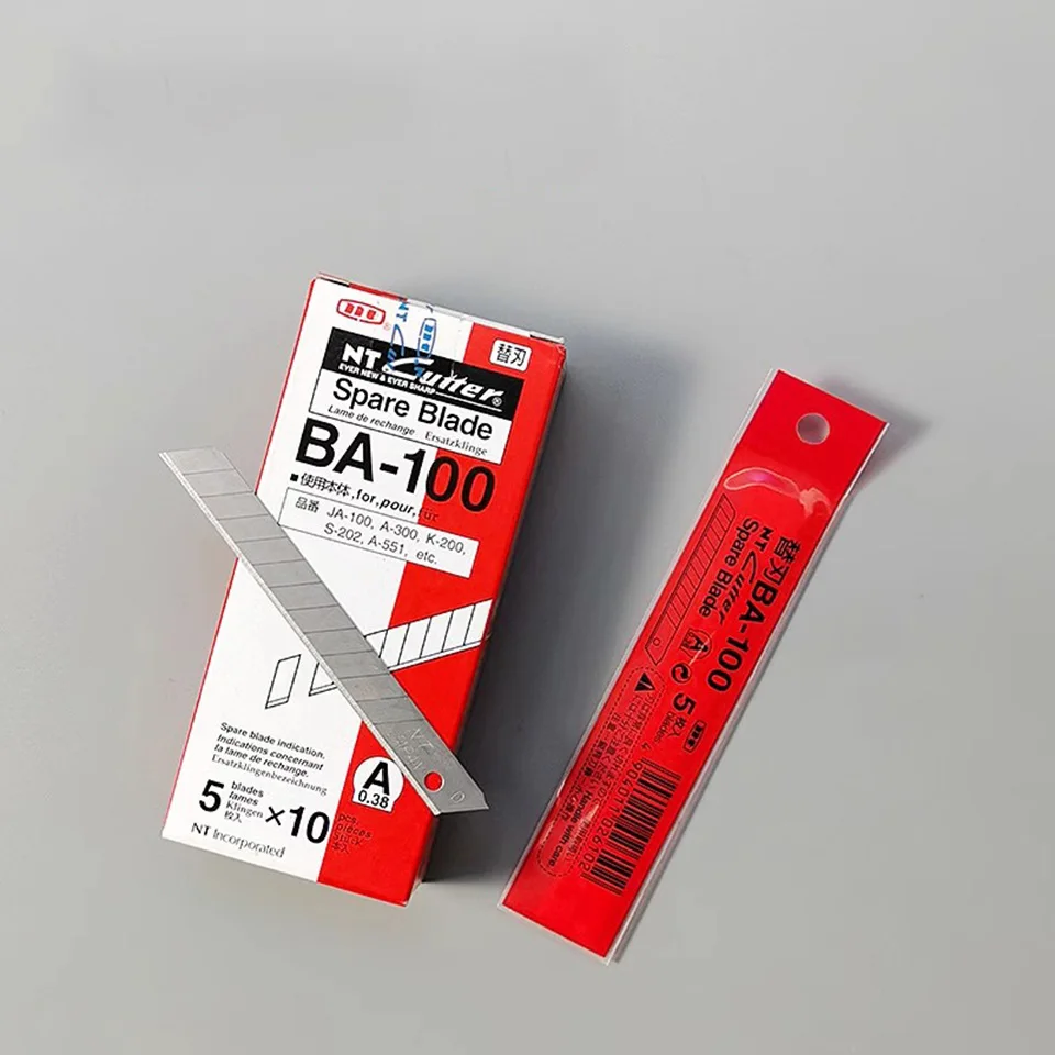 NT 커터 교체용 칼날 - 자동차 비닐 랩, PPF 설치, 벽지 및 공예 절단용 프리미엄 유틸리티 나이프 리필 KLT-12