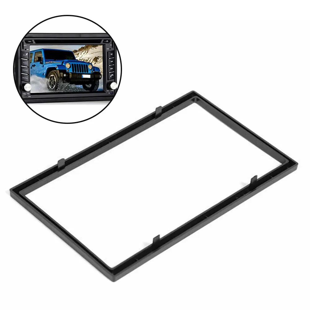 

2 Din Car Stereo Radio Panel Easy Installation Universal Car Stereo Radio Panel 2Din Frame For 7\" Large-Screen Car Audio