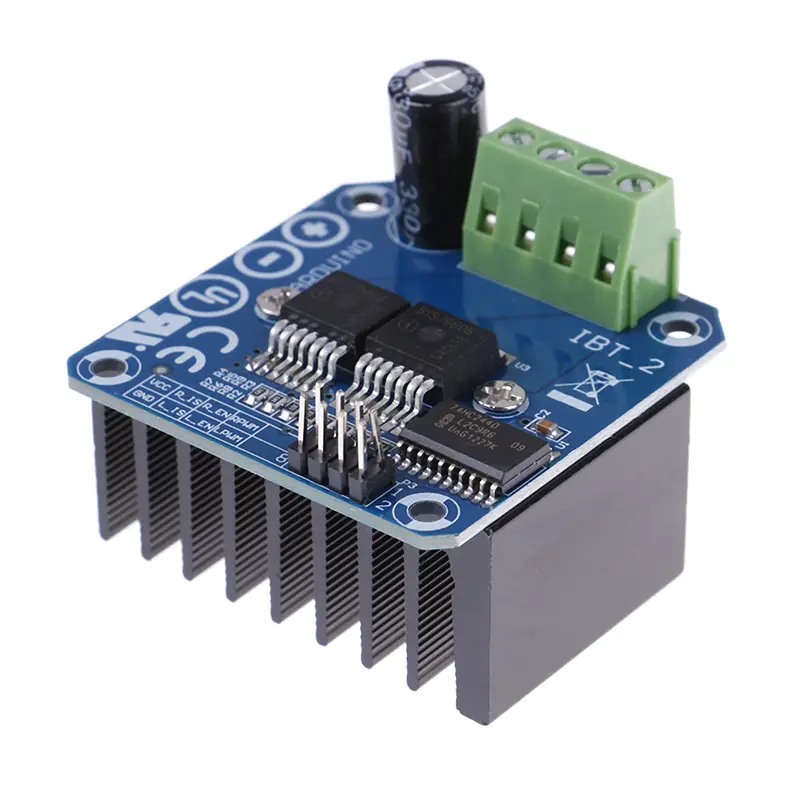Double BTS7960B DC 43A Stepper Motor Driver H-Bridge PWM For Arduino Smart Car image 4