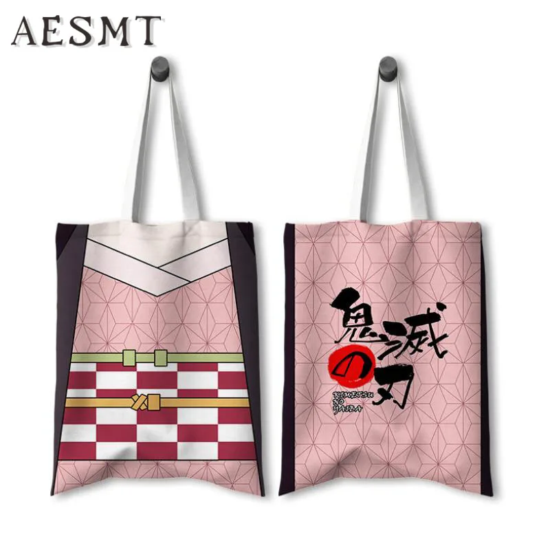 Demon Slayer Kimetsu no Yaiba Giyuu Canvas tote Bag Shoulder bags Handbag
