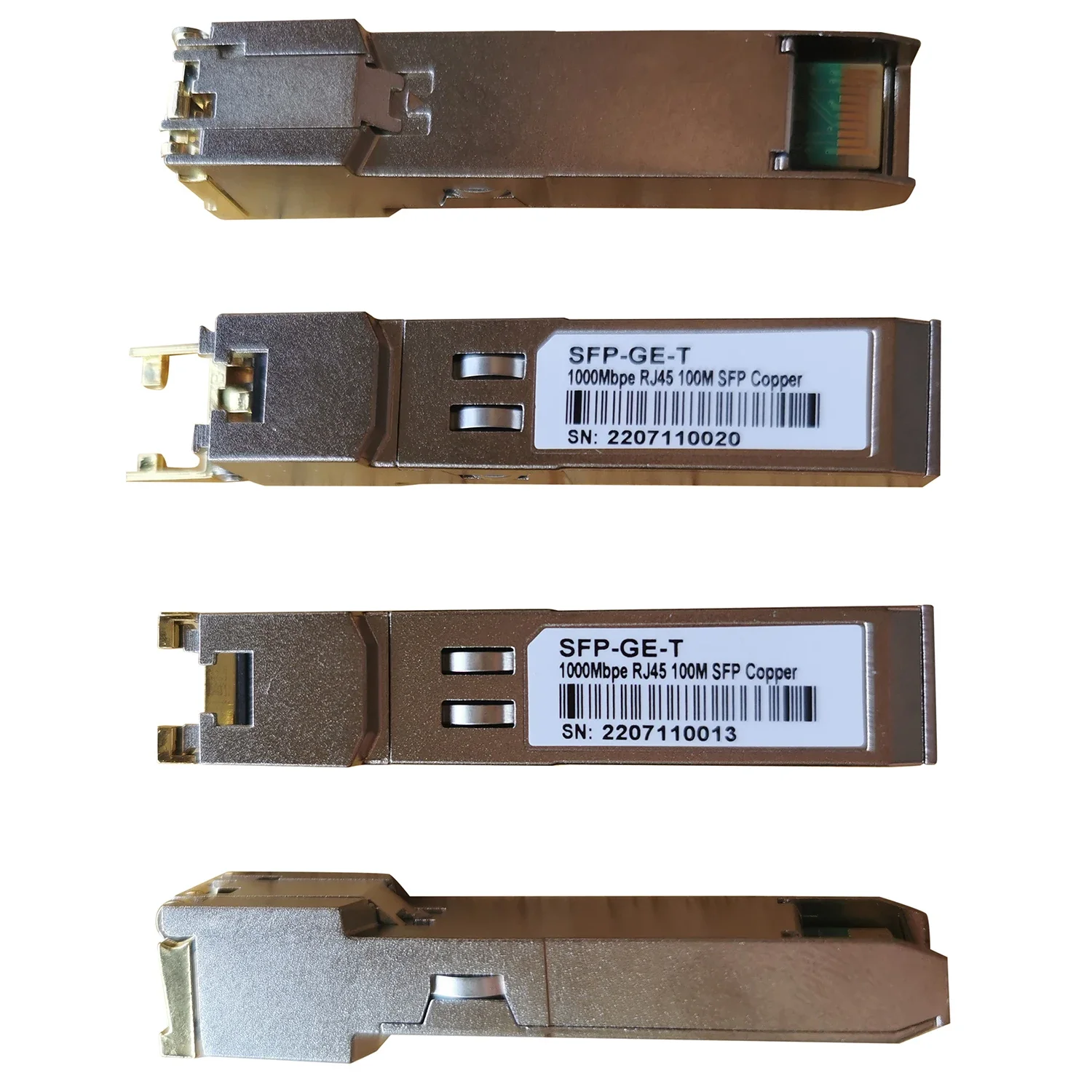 1000MB  RJ45 to SFP optical transceiver,  SFP to RF45 optical transceiver,  SFP-GE-T