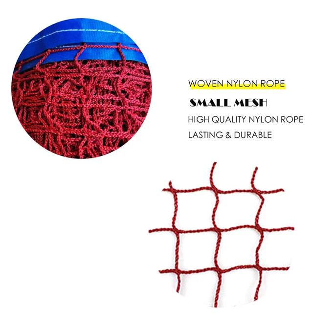 1PC 3.1/4.1/5.1/6.1m Professional Sport Training Standard Badminton Net Volleyball Net Easy Setup Outdoor Tennis Mesh Net 4