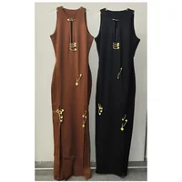 Sexy Hollow Out Long Dress Women Summer Fashion Y2K Pin Vest Dresses Temperament Slit High Street Sleeveless Maxi Vestidos Robe