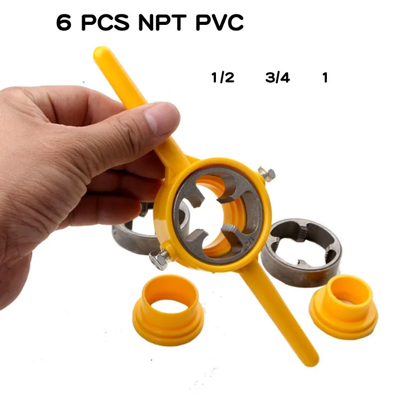Pvc pipe threader set online