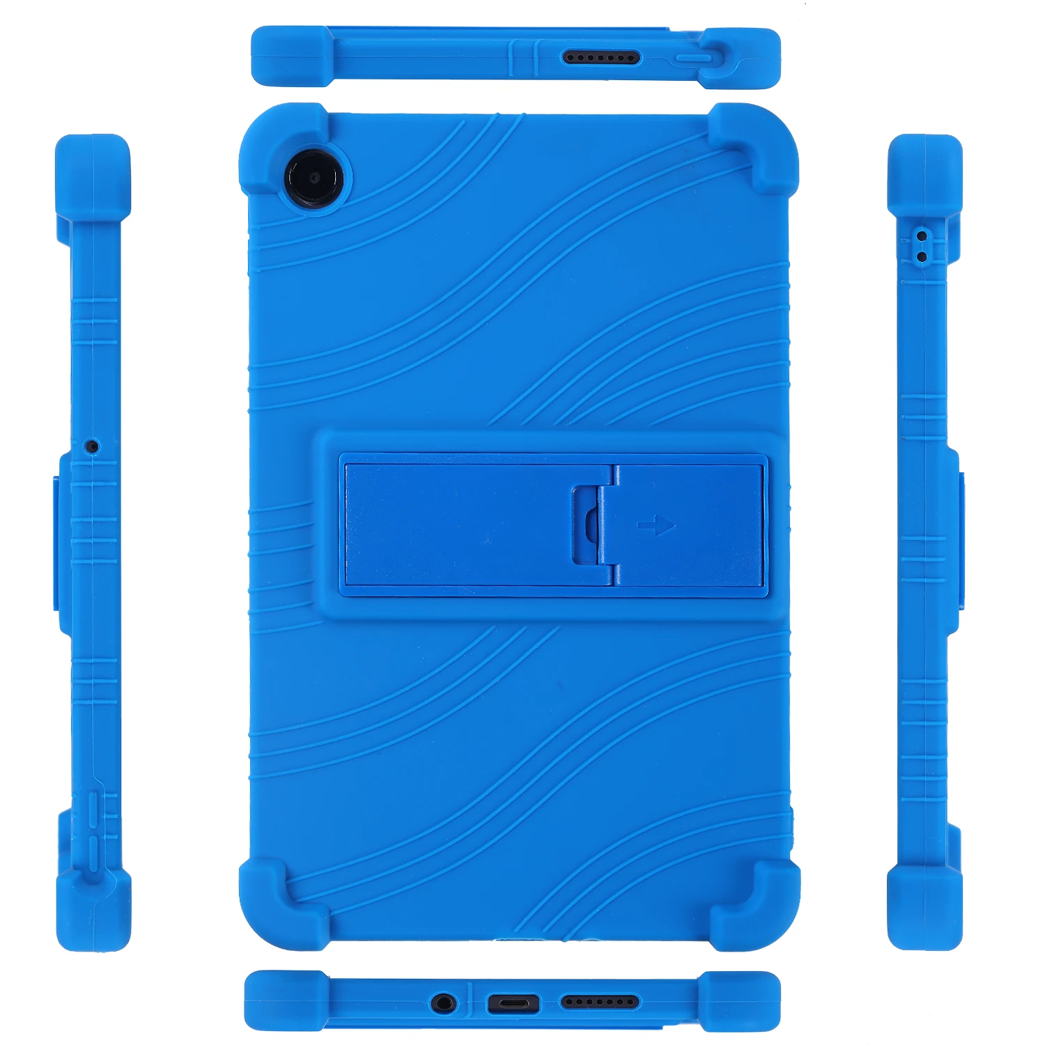 Enhanced Silicone Tablet Case with Stand