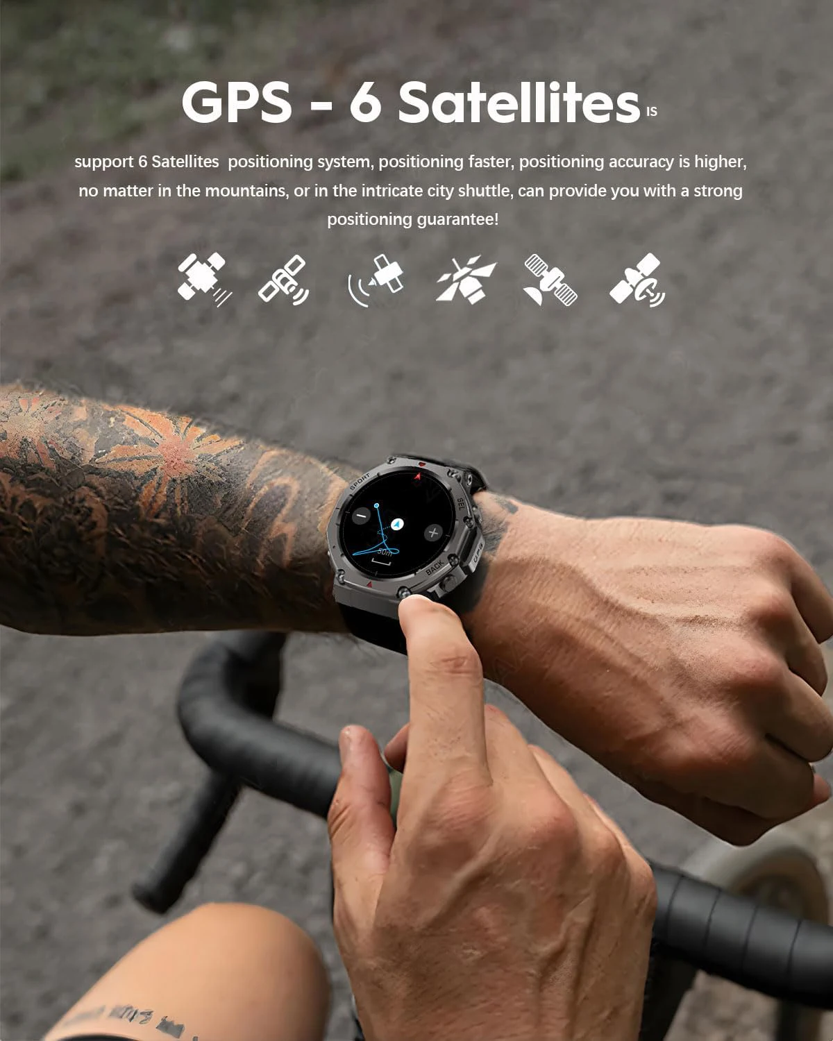 T-Rex 3 Ultra Built-in Dual-band GPS Smartwatch 5ATM Waterproof 48mm AMOLED Compass 170+ Sport Durable Military Smart Watch 2025