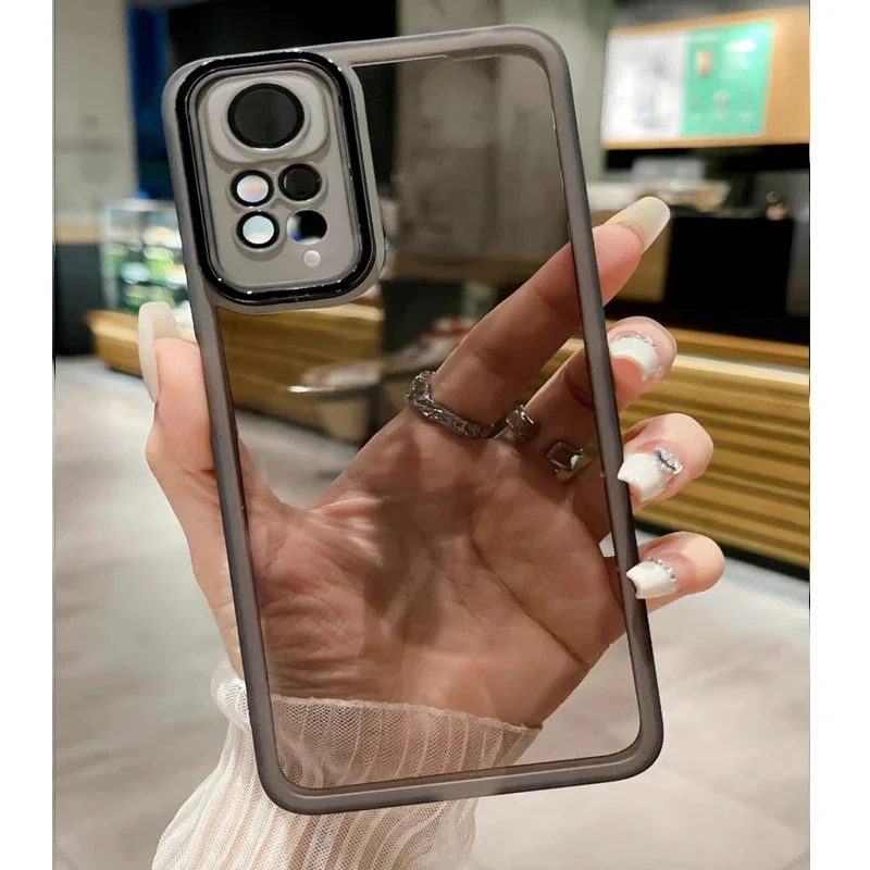 thumbnail image 1 of Funda transparente de silicona suave para Xiaomi Redmi Note 13, 12, 12S, 12C, 11, 11S, 10, 10A, 10C, 9A, 9C, 9T, 12Pro, A1, 1 of 5
