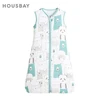 Baby Sleeping Bag For Newborn Baby Wearable Blanket 0.5 Tog Summer 100% Cotton Print Vest Sleep Sack Baby Boys Girls 0-3 Years 1