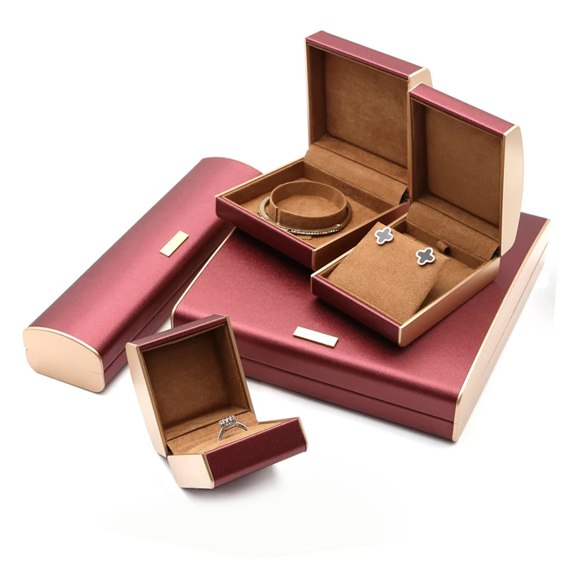 Curved Jewelry Box Holiday Gift Jewelry Packaging Box Ring Pendant Display Box Cloakroom Jade Jewelry Storage Box 2022 4pcs circlip plier snap ring plier set 7 portable internal external ring remover retaining curved tip plier mechanical