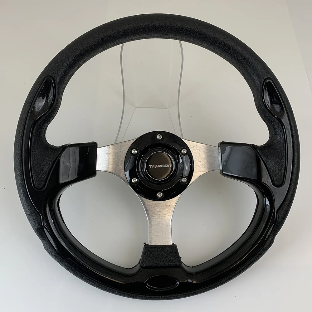 TIYPEOR Universelles Rennsport-Lenkrad PU 13 Zoll 320mm Drifting Sport-Lenkrad 6x70mm Lenkrad – Detail 13