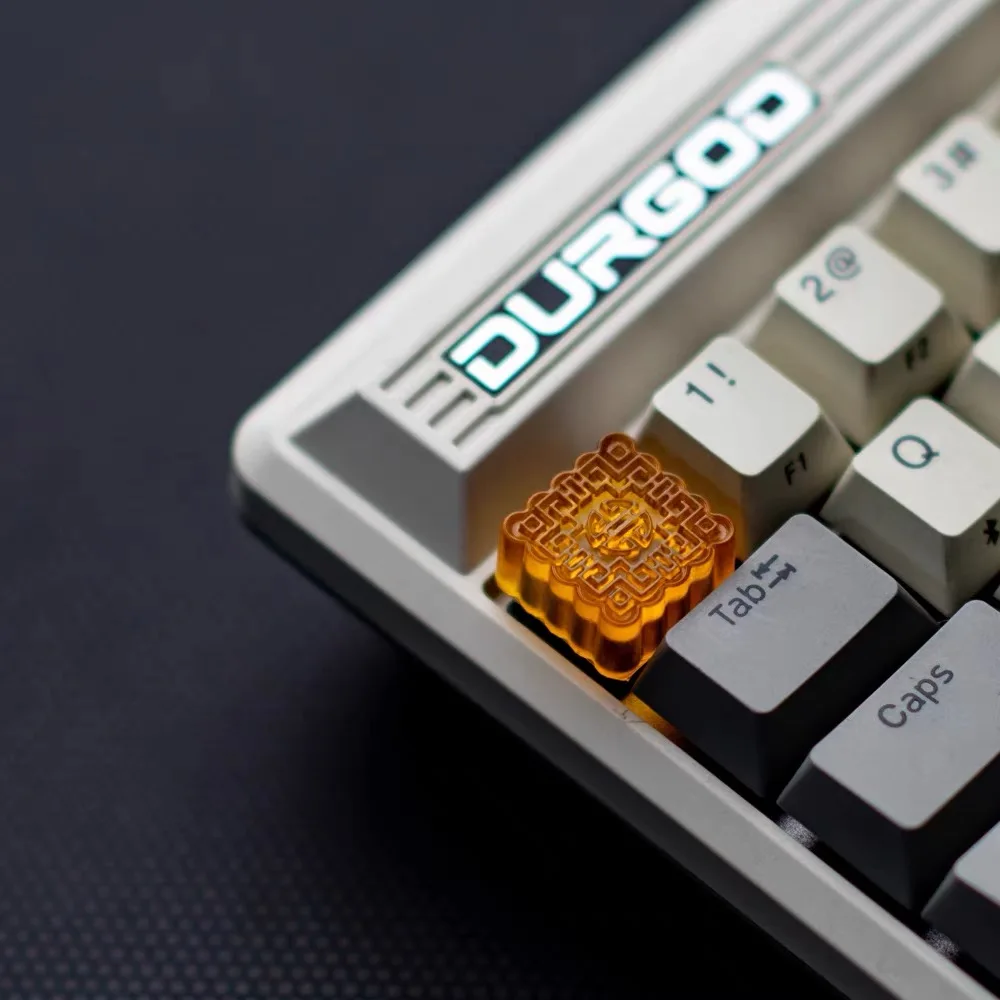 Backlit Mooncake Keycaps para Teclados Mecânicos Resina Faça Você Mesmo Ecs Key Cherry mx Axis Keycap Games - Imagem 5