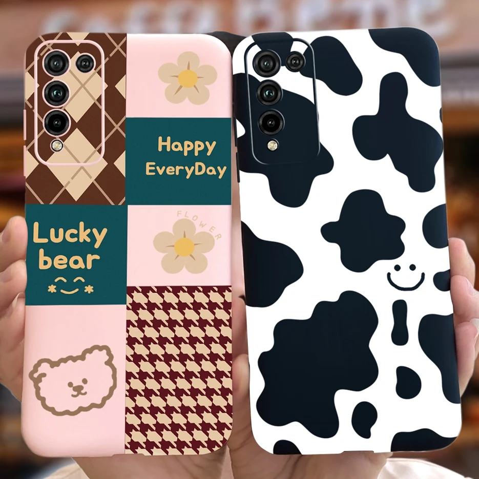 Luxury Art Painted Soft TPU Phone Case - Elegant Back Cover Capa
