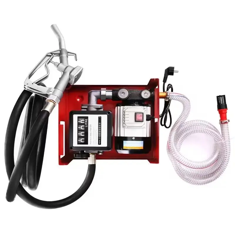 Small Submersible Oil Transfer Pump Oil Well Pump Set Refueling Portable Electric Well DC