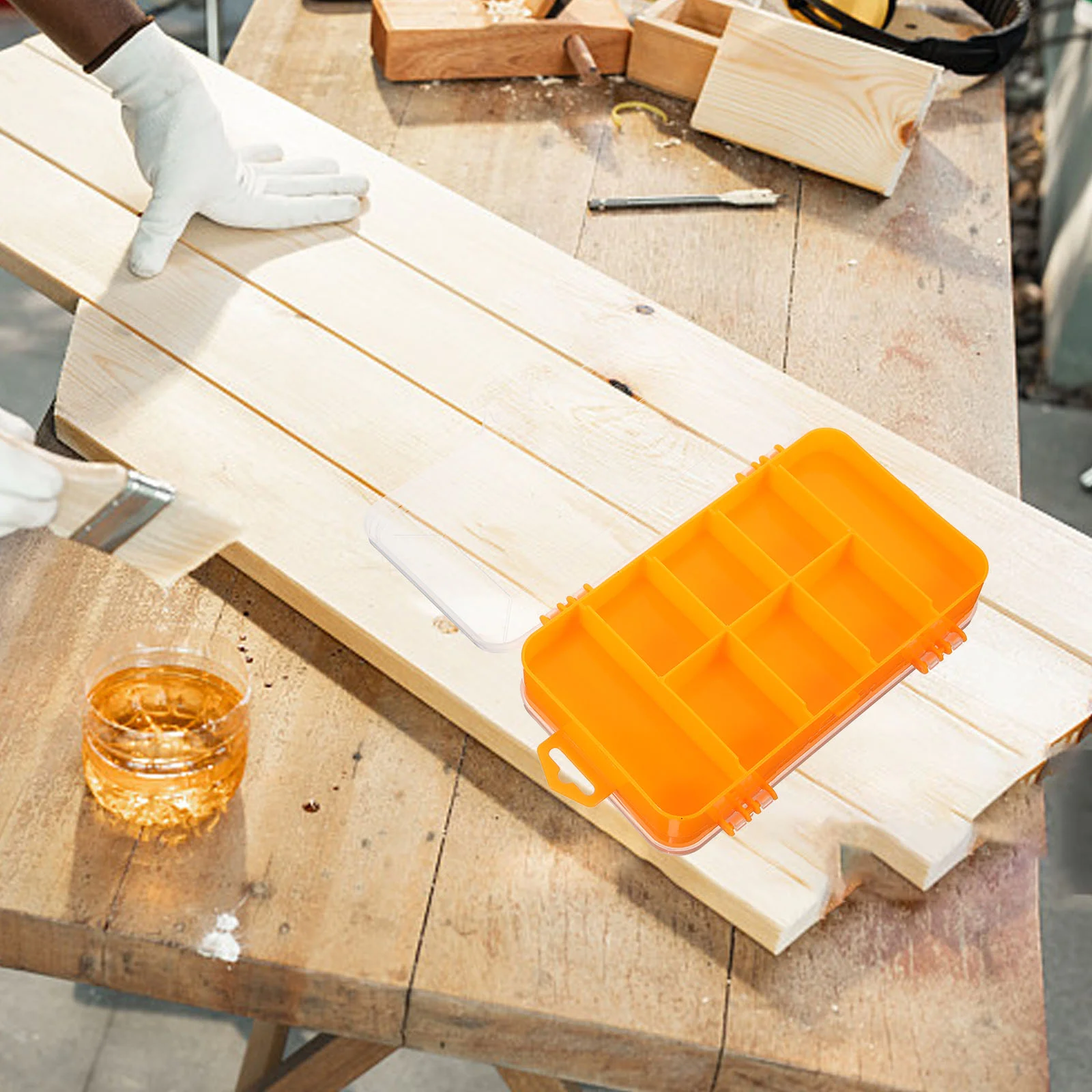 

Double Sided Component Box Hardware Organizer Storage Container Small Parts Pp Plastic