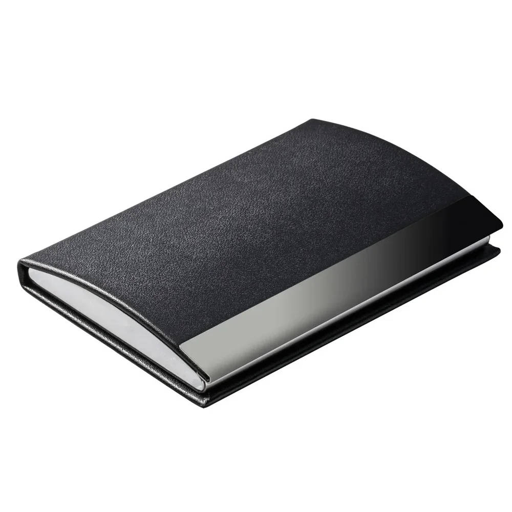 Custom Metal Business Cards with Names Embossed Square Personalised Small Credit Card Wallet Rfid Blocking