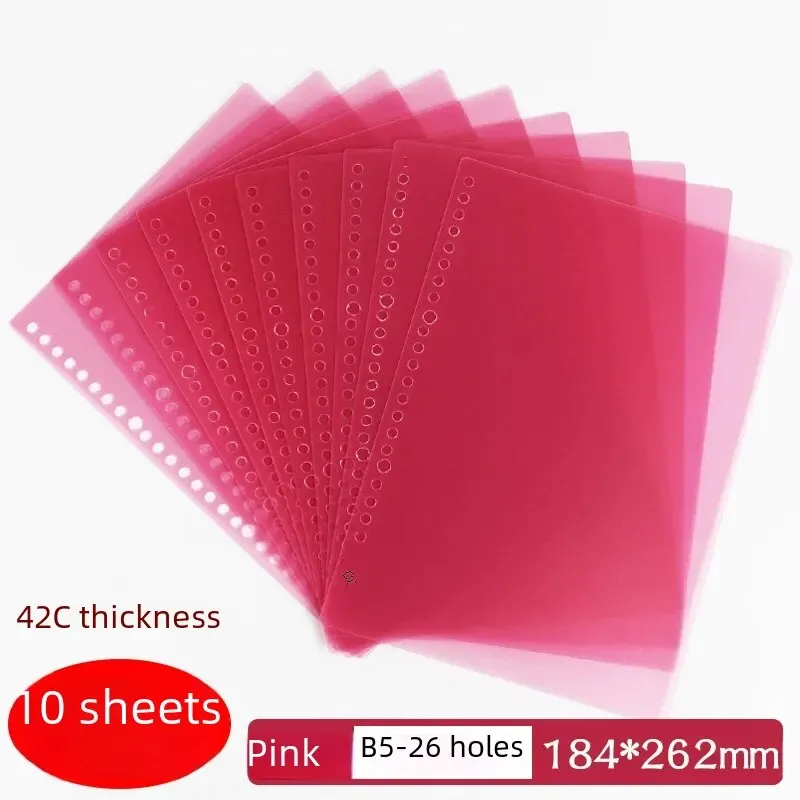 B5/26 holes Pink 10 pieces
